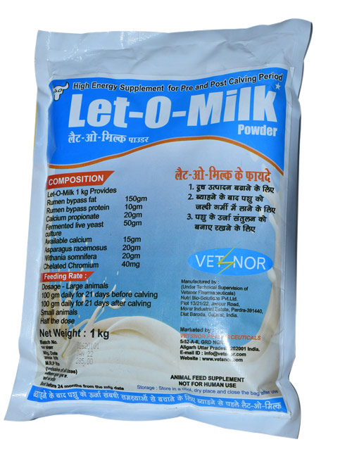 www.vetsnor.com - Let-O-Milk Power
